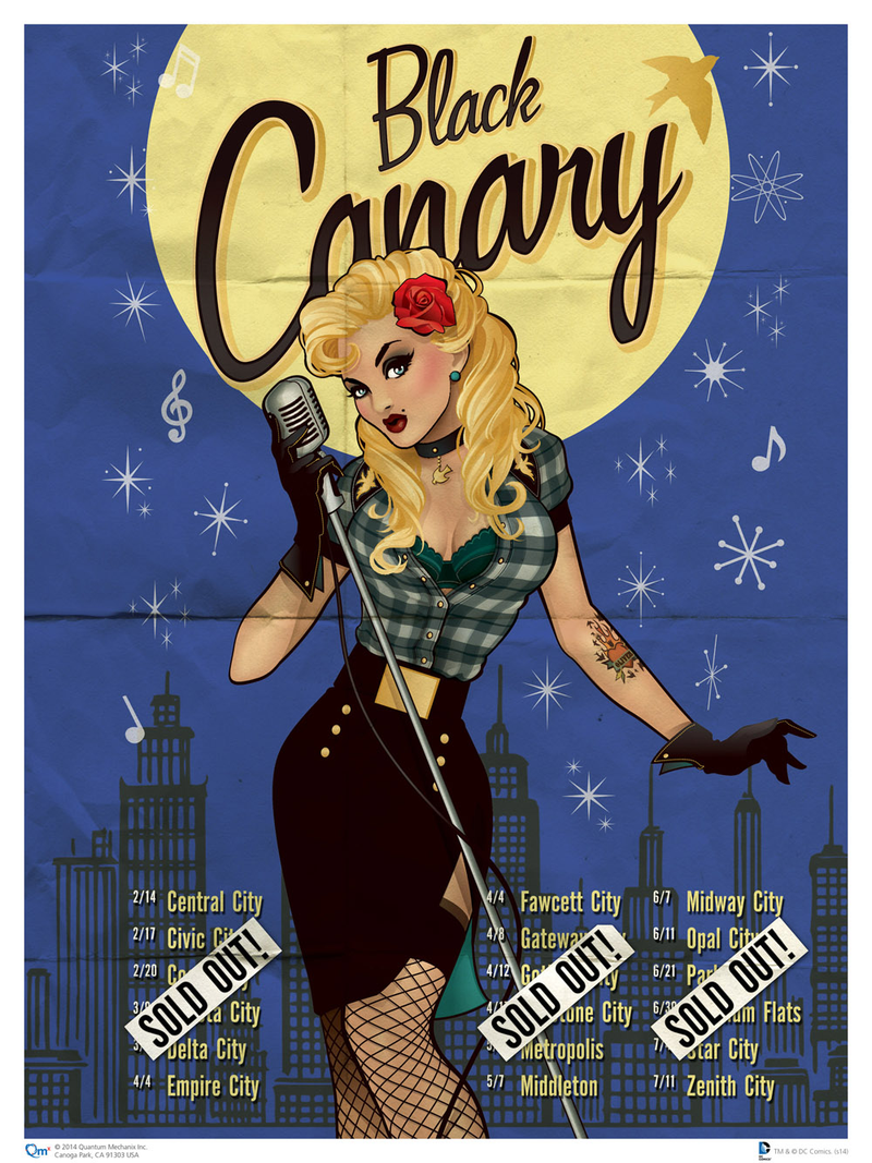 Illustration for article titled Show Your Love For DC Comics Heroines With These Dreamy 1940s Pin-Ups!